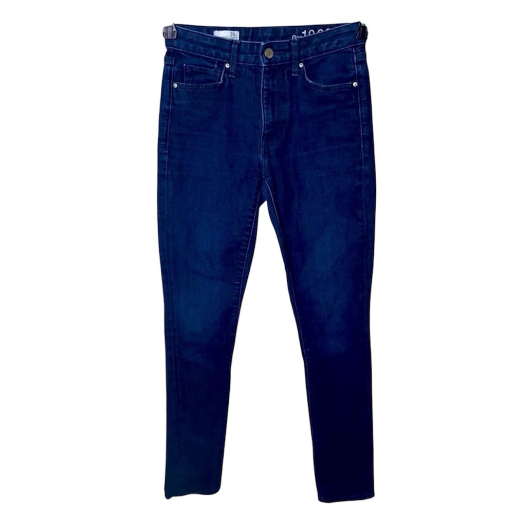 GAP Jeans Women’s 24R High Rise Skinny Dark Wash Denim 1969 Non-Distressed